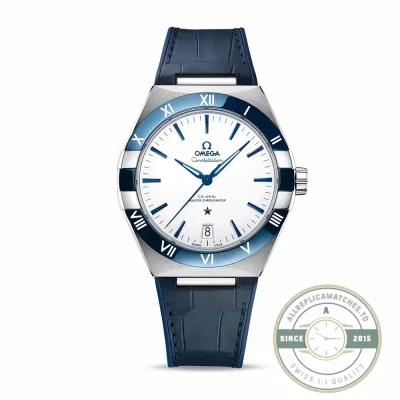 Replica Omega Constellation White Dial, Leather Strap 131.33.41.21.04.001 - Top-Tier Swiss Replica Watch