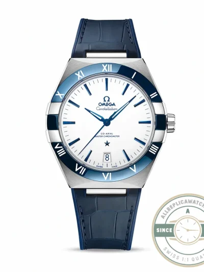 Replica Omega Constellation White Dial, Leather Strap 131.33.41.21.04.001 - Top-Tier Swiss Replica Watch