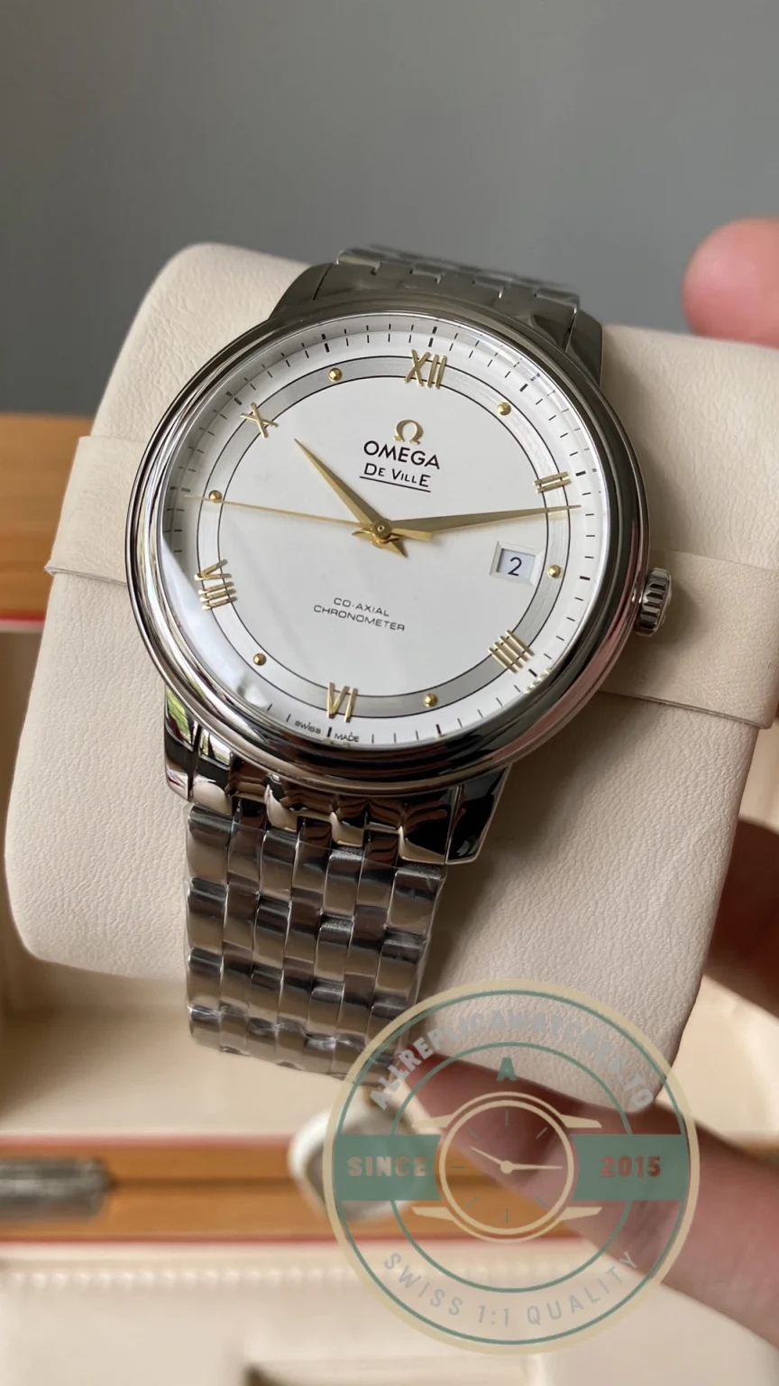 Replica Omega De Ville 39.5mm 424.10.40.20.02.002 - Top-Tier Swiss Replica Watch