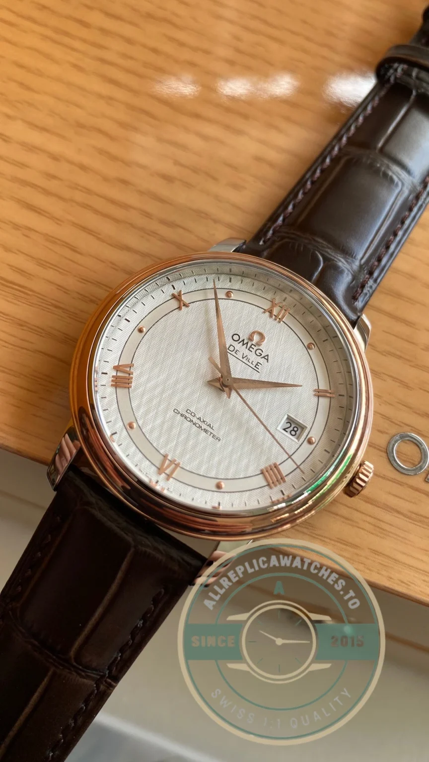 Replica Omega DE VILLE 39.5mm 424.23.40.20.02.001 - Top-Tier Swiss Replica Watch