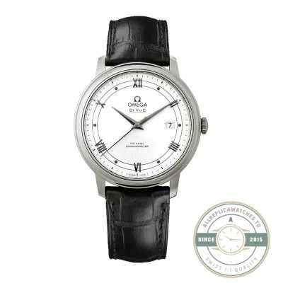 Replica Omega De Ville Silver 39.5mm 424.23.40.20.02.002 - Swiss Movement Replica Watch