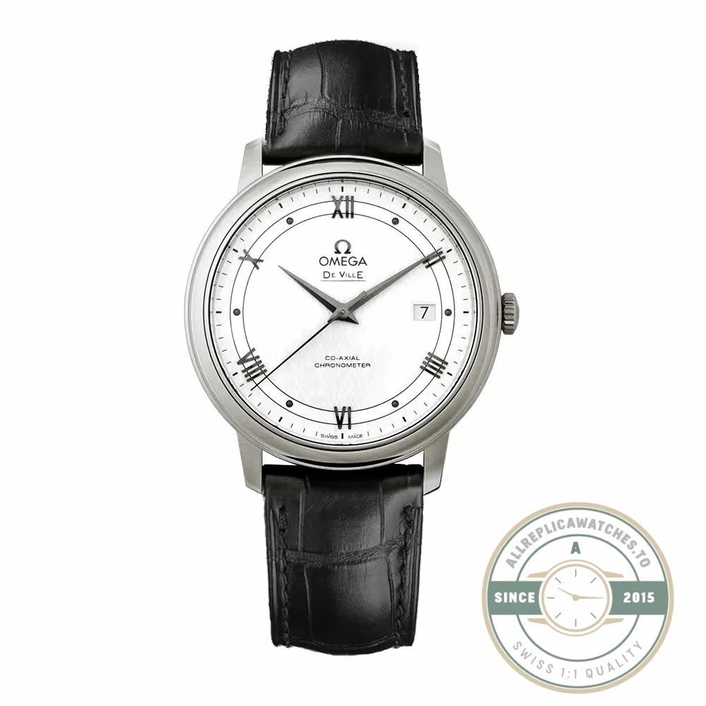 Replica Omega De Ville Silver 39.5mm 424.23.40.20.02.002 - Swiss Movement Replica Watch