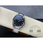 SuperLuminova-filled hands reading against the dark dial, clone Omega Seamaster Aqua Terra 41mm