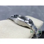 41mm steel case sitting low enough to slide under a shirt cuff, super clone Omega Aqua Terra