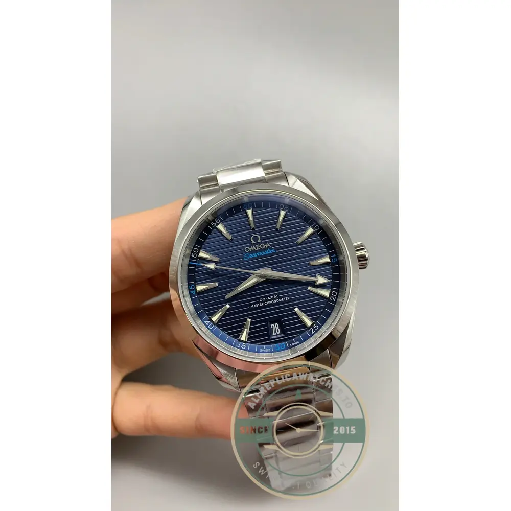 Exhibition caseback with decorated rotor and striped bridges, VS8900 clone inside