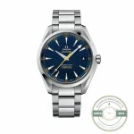 Super clone Omega Seamaster Aqua Terra 42mm 231.10.42.21.03.004, blue vertical teak dial