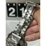 Bracelet links widened to match the 45.5mm case, clone Omega Seamaster 600M chronograph