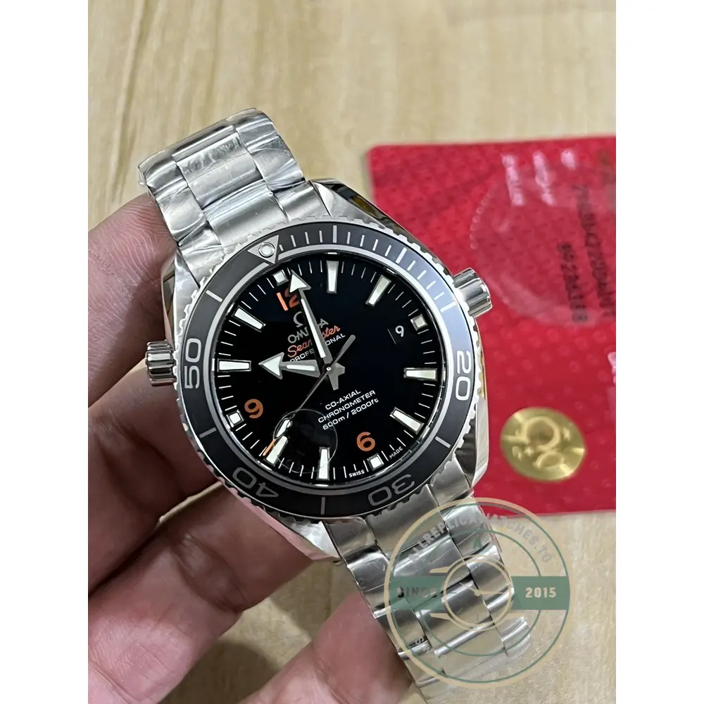 Double-sided anti-reflective sapphire crystal, clone Omega Planet Ocean 42mm diver