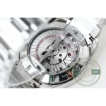 Polished bezel ring lifting the dressier side of this Omega Aqua Terra clone, 38mm steel