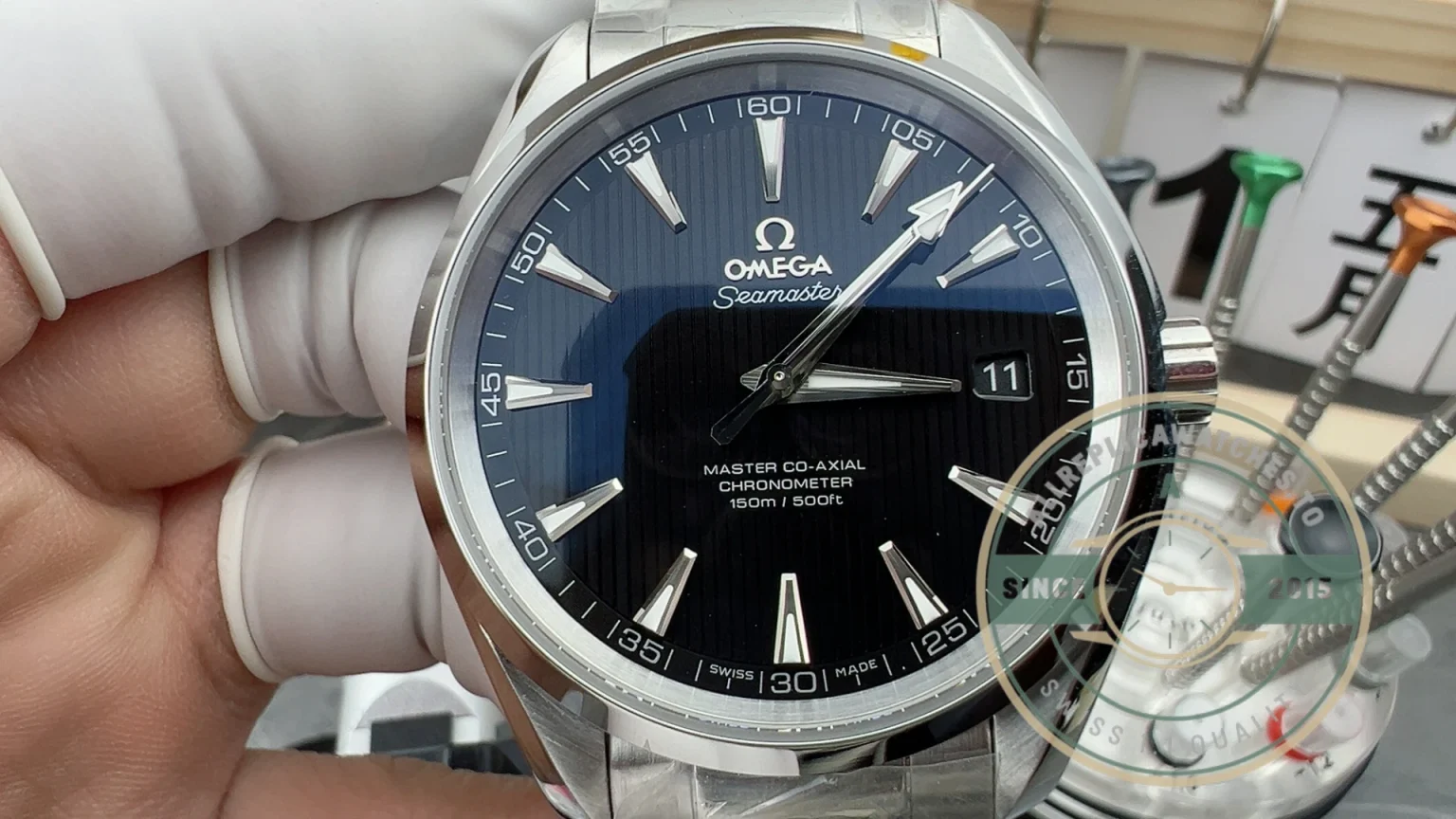 Replica Omega Seamaster Black Dial 38.5mm 231.10.39.21.01.002 - 1:1 Swiss Replica Watch
