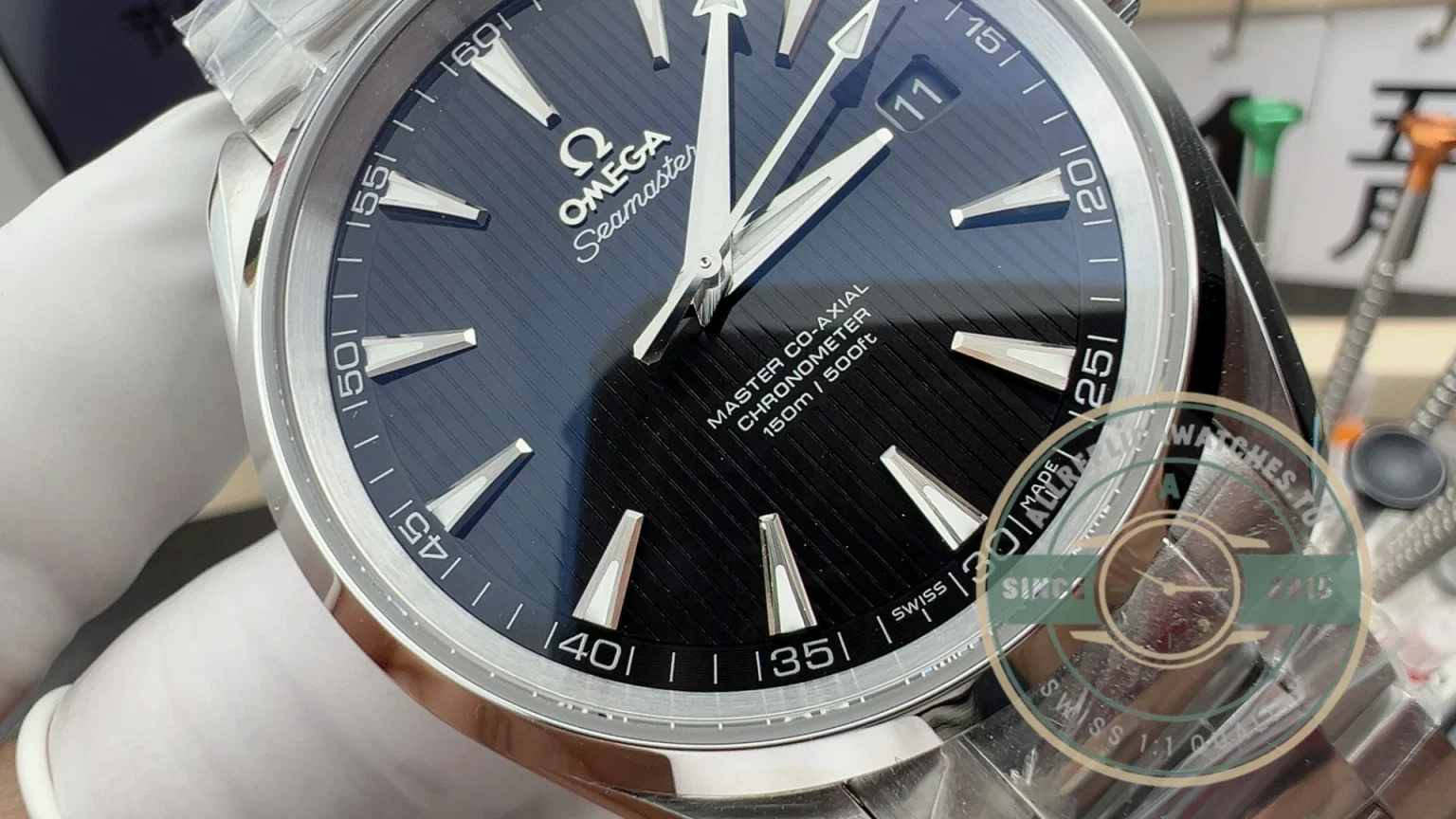 Replica Omega Seamaster Black Dial 38.5mm 231.10.39.21.01.002 - Budget Luxury Replica Watch