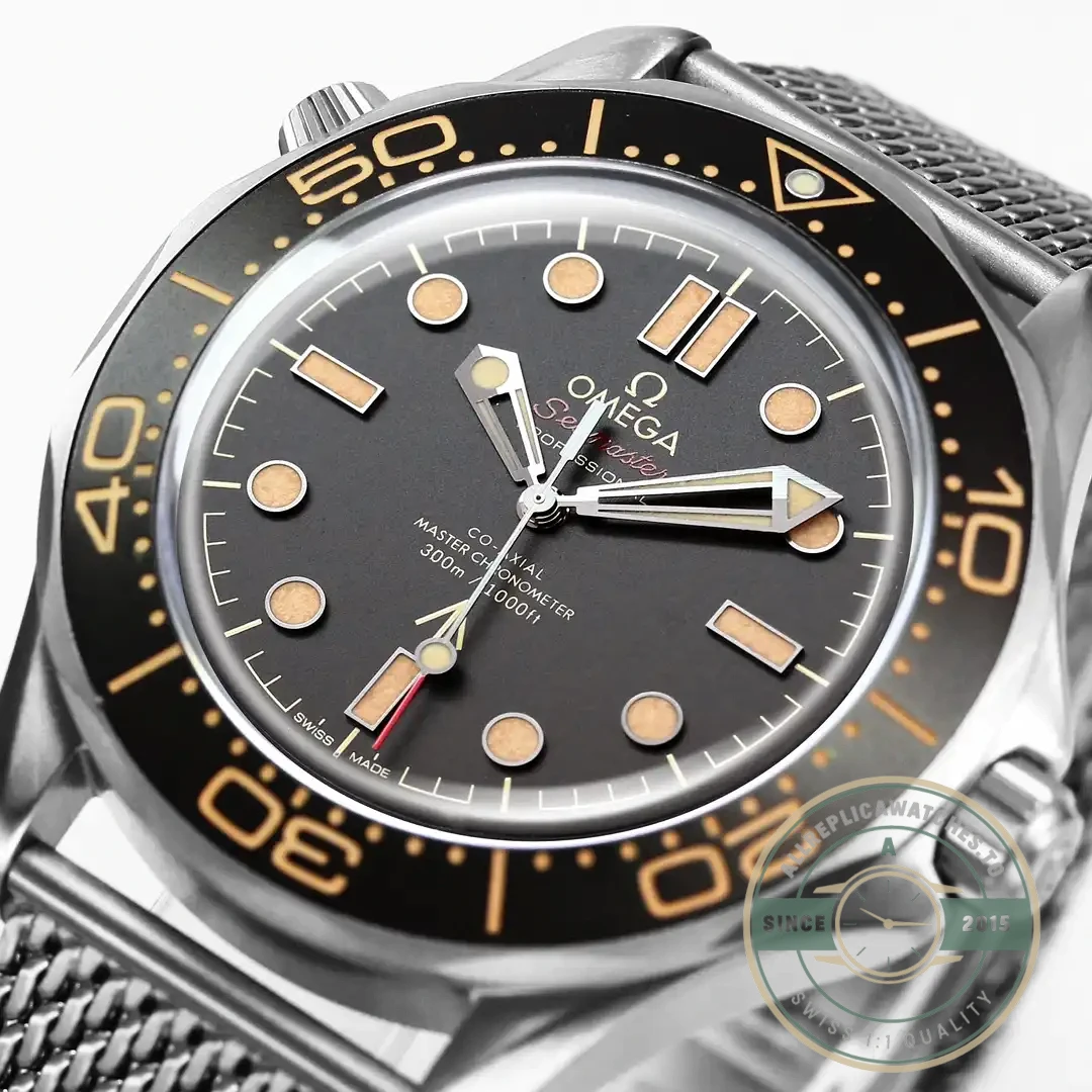 Replica Omega Seamaster Diver 300M 007 Edition - Top-Tier Swiss Replica Watch