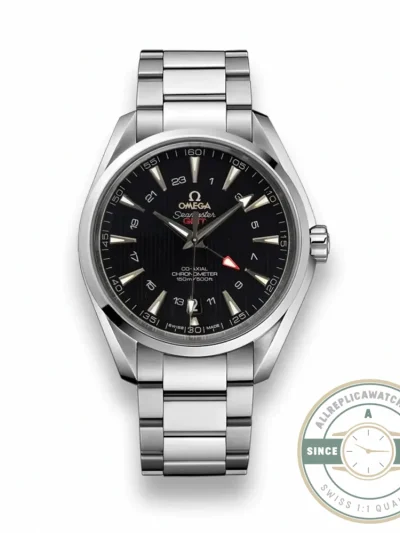 Replica Omega Seamaster GMT Black Dial 231.13.43.22.01.001 - 1:1 Swiss Replica Watch