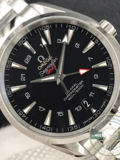 Replica Omega Seamaster GMT Black Dial 231.13.43.22.01.001 - Budget Luxury Replica Watch