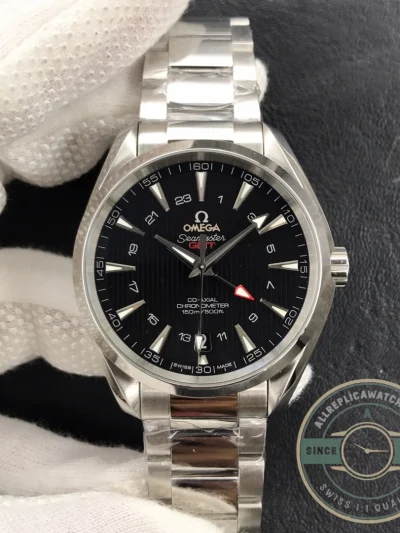 Replica Omega Seamaster GMT Black Dial 231.13.43.22.01.001 - Factory Super Clone Watch
