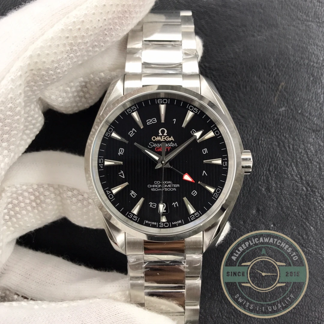 Replica Omega Seamaster GMT Black Dial 231.13.43.22.01.001 - Factory Super Clone Watch