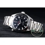 Domed sapphire with anti-reflective treatment over the superclone Omega Planet Ocean dial