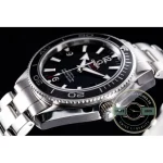 Case profile kept slim for a 600m diver, super clone Omega Seamaster Planet Ocean in steel