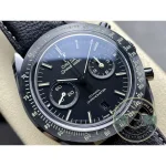 Omega Speedmaster Dark Side of the Moon Pitch Black clone watch, sapphire with anti-reflective coating crystal