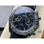 Super clone Omega Speedmaster Dark Side of the Moon Pitch Black watch, 44.25mm case