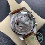 Omega Speedmaster Racing Grey Dial Leather replica, stainless steel case