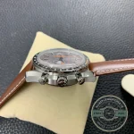 Replica Omega Speedmaster Racing Grey Dial Leather, automatic chronograph