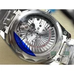 Turquoise next to the standard black, blue and silver dials, Omega Aqua Terra replica at 41mm
