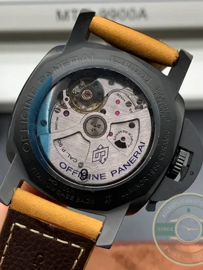 Replica Panerai Luminor 1950 3 Days GMT Automatic Ceramica PAM 441 - Swiss-Made Clone Watch