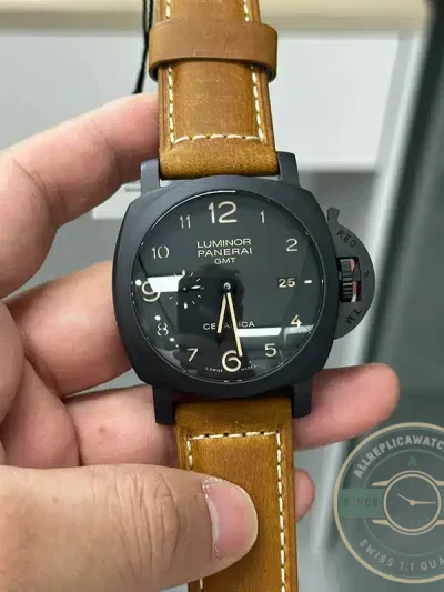 Replica Panerai Luminor 1950 3 Days GMT Automatic Ceramica PAM 441 - Affordable Super Clone Watch