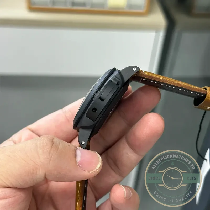 Replica Panerai Luminor 1950 3 Days GMT Automatic Ceramica PAM 441 - Best Quality Replica Watch