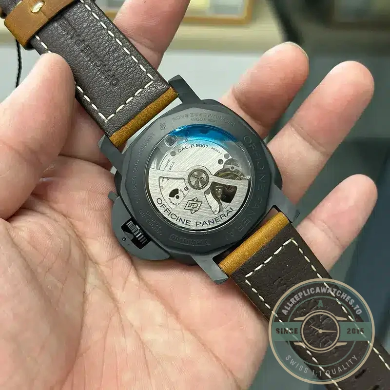 Replica Panerai Luminor 1950 3 Days GMT Automatic Ceramica PAM 441 - Swiss Movement Replica Watch