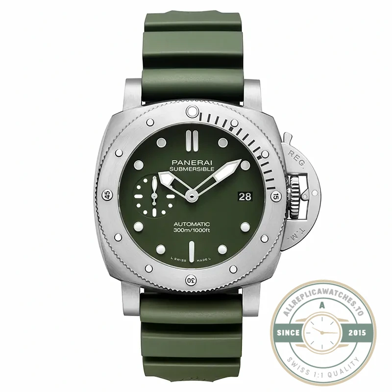 Replica Panerai Submersible Matte-Green PAM1055 - Swiss-Made Clone Watch
