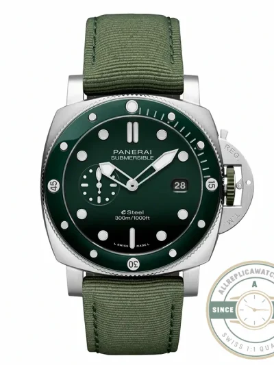 Replica Panerai Submersible PAM1287 QuarantaQuattro Verde Smeraldo - Affordable Super Clone Watch