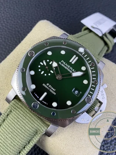 Replica Panerai Submersible PAM1287 QuarantaQuattro Verde Smeraldo - Premium Super Clone Watch