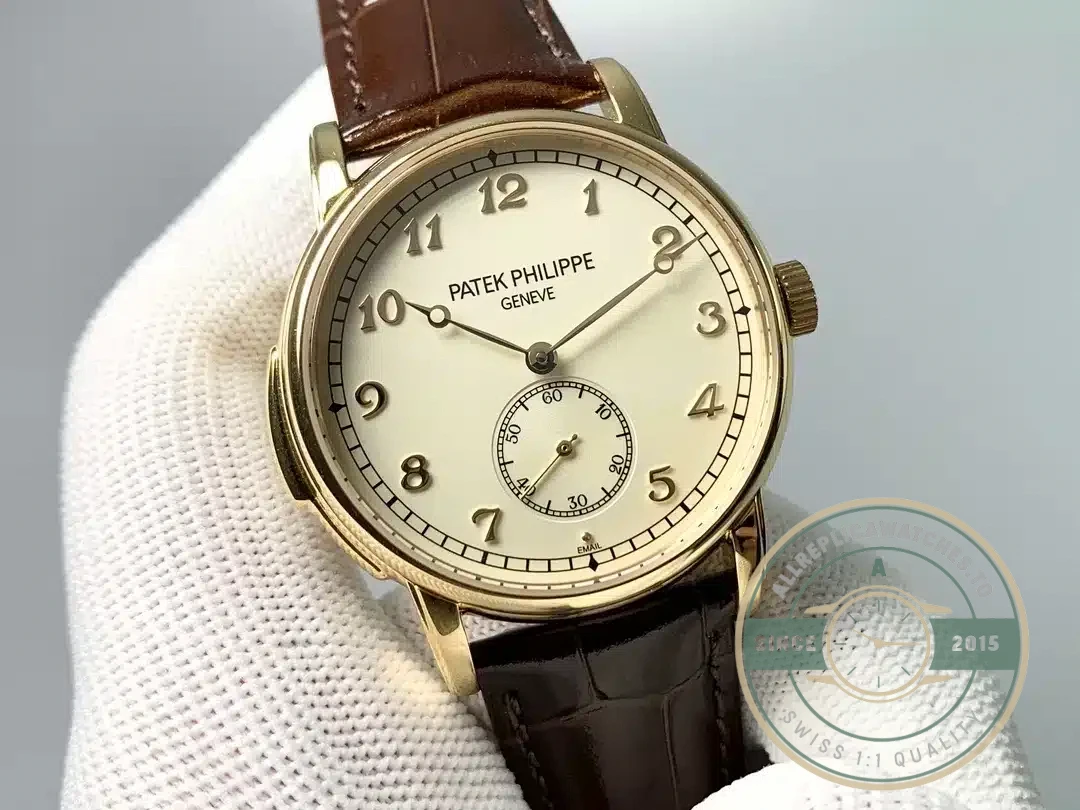 Replica Patek Philippe 5078 40 mm, Yellow Gold Plated - High-Grade Replica Watch