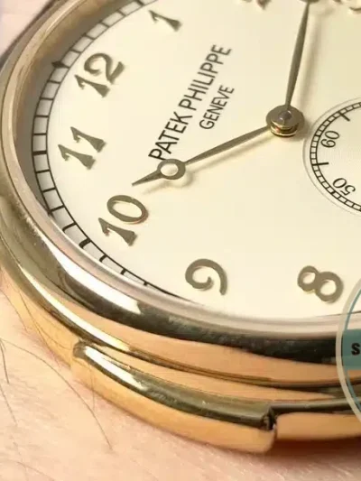 Replica Patek Philippe 5078 40 mm, Yellow Gold Plated - Premium Super Clone Watch