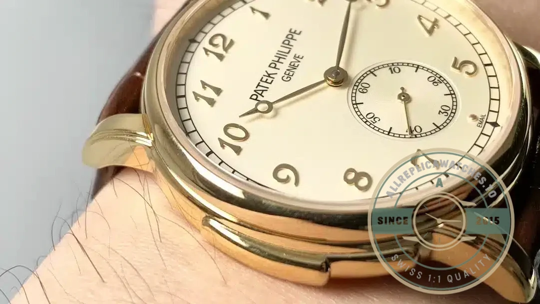 Replica Patek Philippe 5078 40 mm, Yellow Gold Plated - Premium Super Clone Watch