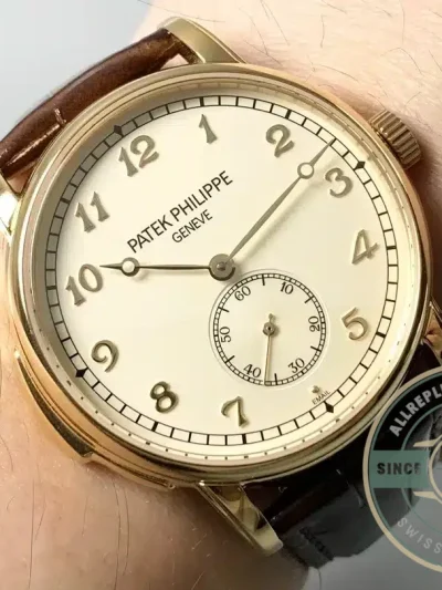 Replica Patek Philippe 5078 40 mm, Yellow Gold Plated - Swiss-Made Clone Watch
