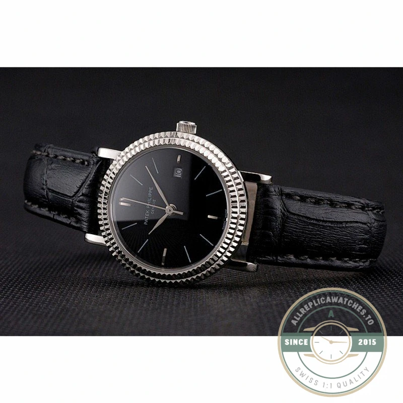 Replica Patek Philippe Calatrava Double Dial 28 mm, Stainless Steel - Swiss Movement Replica Watch