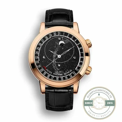 Replica Patek Philippe Celestial, Moon age 44 mm, Rose gold, 6102R-5102R - High-Grade Replica Watch