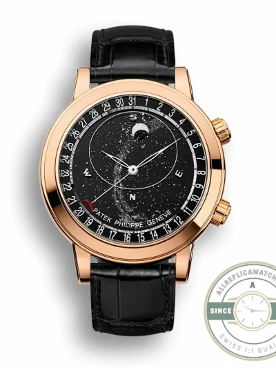 Replica Patek Philippe Celestial, Moon age 44 mm, Rose gold, 6102R-5102R - High-Grade Replica Watch