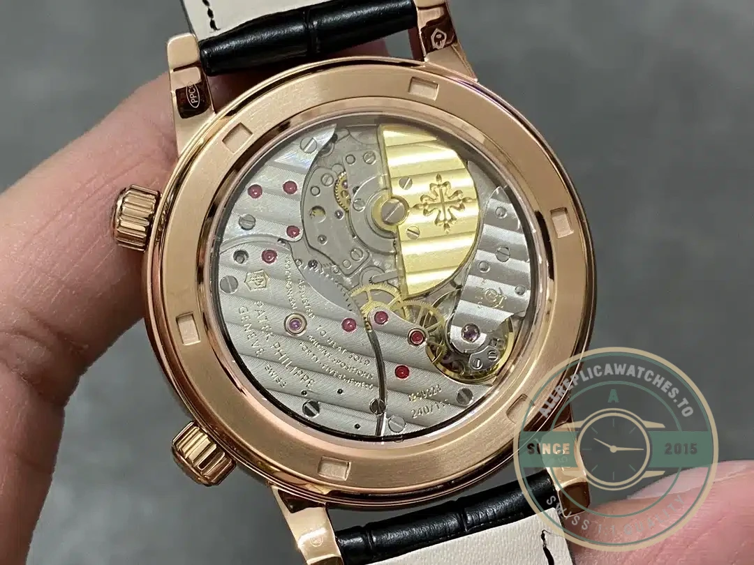 Replica Patek Philippe Celestial, Moon age 44 mm, Rose gold, 6102R-5102R - Affordable Luxury Replica Timepiece