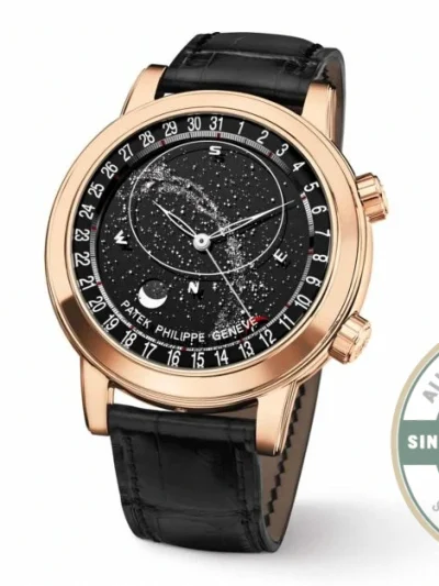 Replica Patek Philippe Celestial, Moon age 44 mm, Rose gold, 6102R-5102R - Affordable Luxury Replica Timepiece