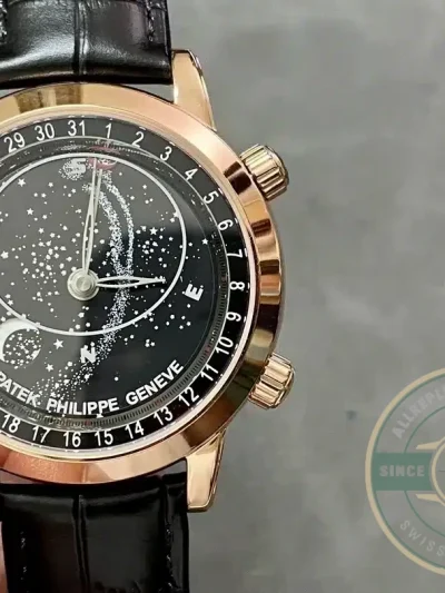Replica Patek Philippe Celestial, Moon age 44 mm, Rose gold, 6102R-5102R - Top-Tier Swiss Replica Watch