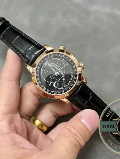 Replica Patek Philippe Celestial, Moon age 44 mm, Rose gold, 6102R-5102R - 1:1 Swiss Replica Watch