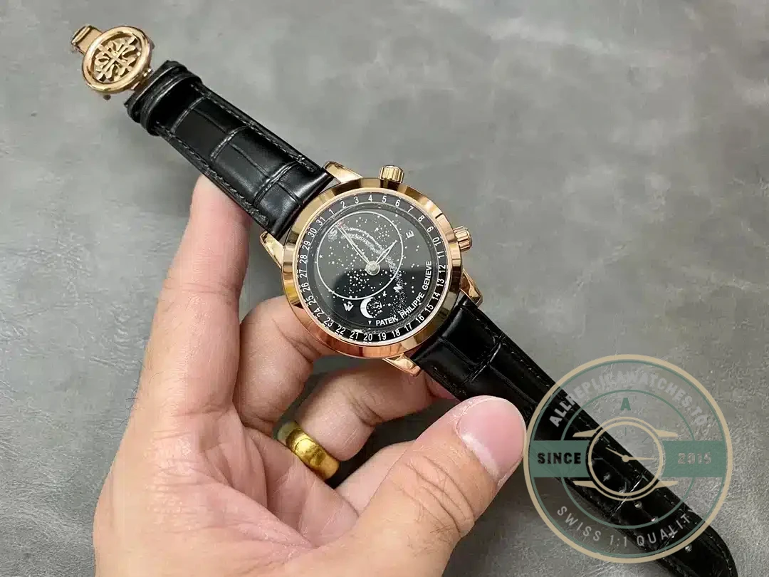 Replica Patek Philippe Celestial, Moon age 44 mm, Rose gold, 6102R-5102R - 1:1 Swiss Replica Watch