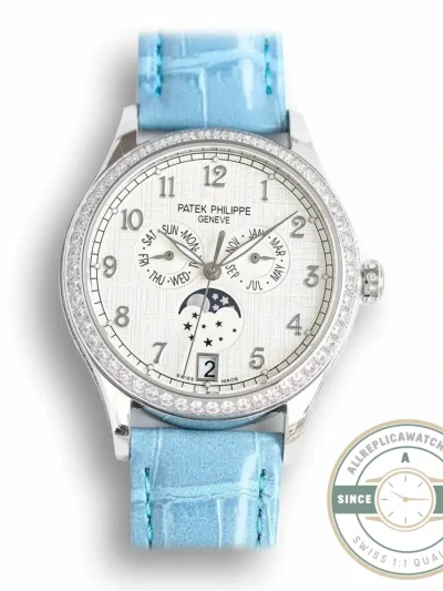 Replica Patek Philippe Complications 4947R ANNUAL CALENDAR, MOON PHASES. 38 mm, Steel - High-Grade Replica Watch