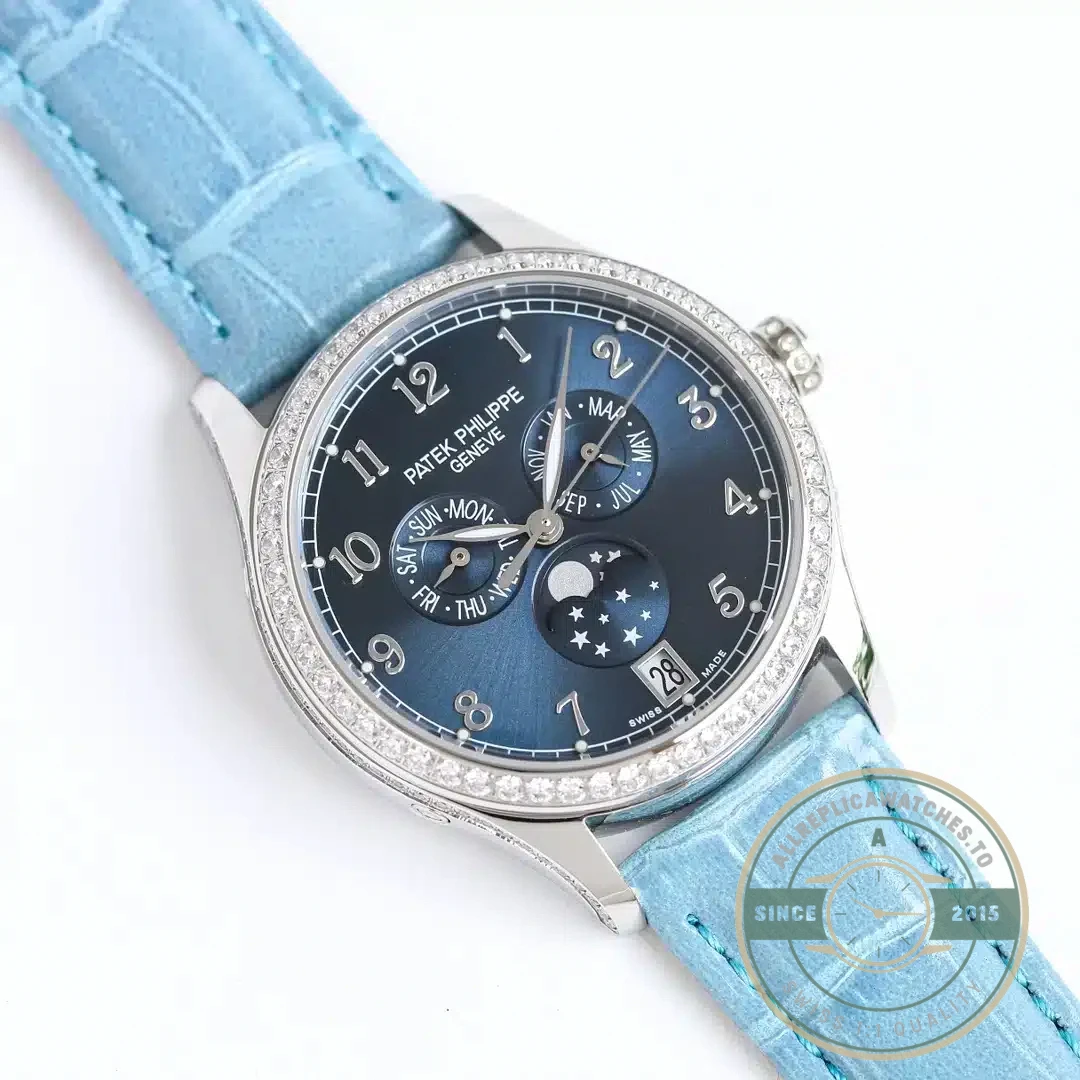 Replica Patek Philippe Complications 4947R ANNUAL CALENDAR, MOON PHASES. 38 mm, Steel - 1:1 Swiss Replica Watch