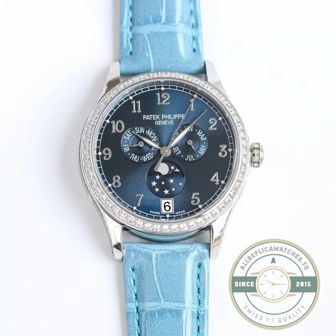 Replica Patek Philippe Complications 4947R ANNUAL CALENDAR, MOON PHASES. 38 mm, Steel - Affordable Super Clone Watch