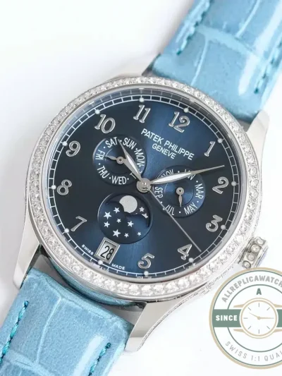 Replica Patek Philippe Complications 4947R ANNUAL CALENDAR, MOON PHASES. 38 mm, Steel - Best Quality Replica Watch